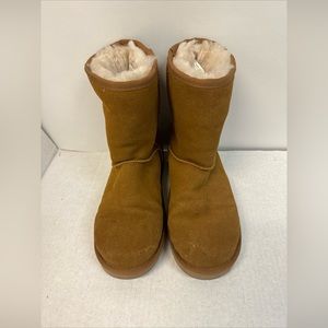 UGG kookaburra Womens Boots 7 US Classic II Mid-Calf Boots brown Suede Sheepskin